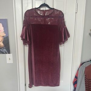 C.O.C velour mini dress size XL